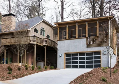 Atlanta Garage Addition With Covered Patio